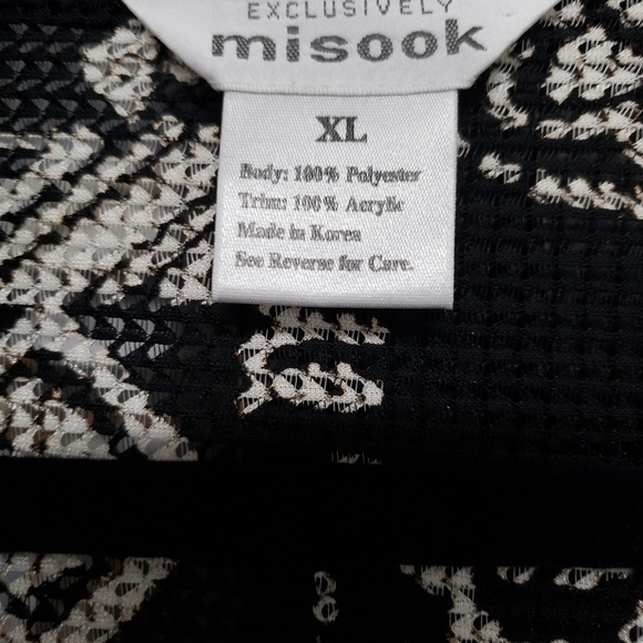 Tribal Print Drawstring Waist L/S Snap Jacket - Picture 3 of 3